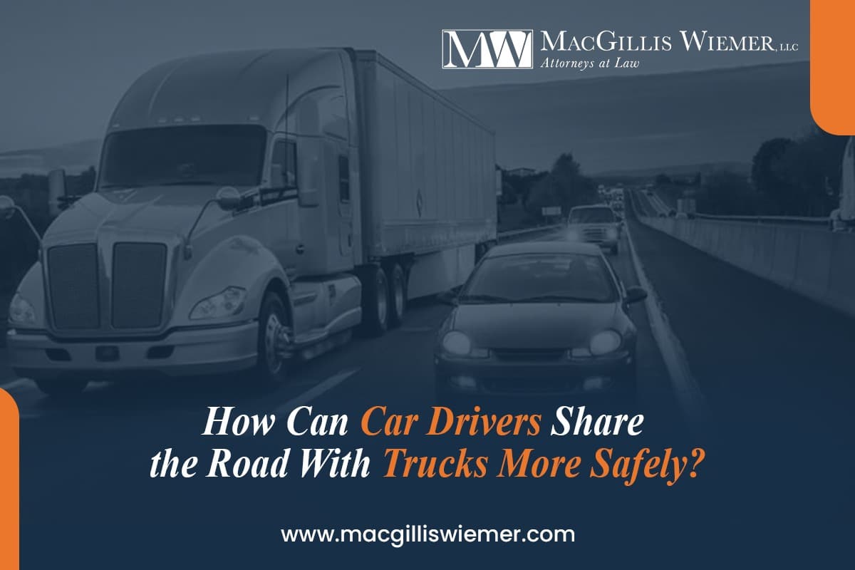 Car Drivers Share the Road with Trucks