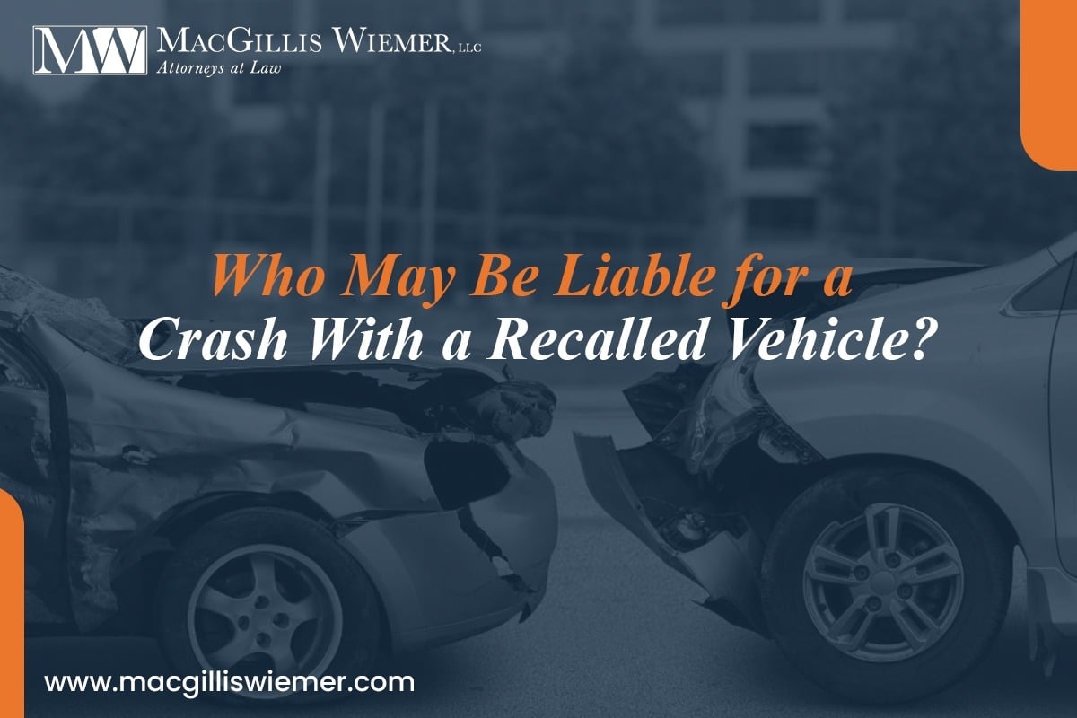 Who May Be Liable for a Crash With a Recalled Vehicle